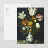 Blume in einer Vase Postkarte (Vorne/Hinten)