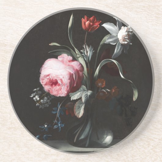 Blume in einer Vase von Verelst Getränkeuntersetzer (Vorne)