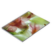 Blume in Eis Notizblock (Linke Seite)