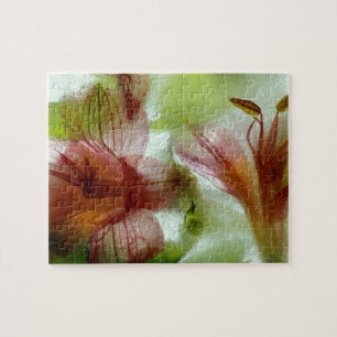 Blume in Eis Puzzle