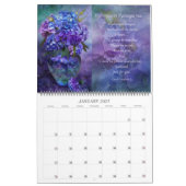 Blume in Extravaganten Fällen Art Kalender (Jan 2027)