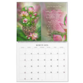 Blume in Extravaganten Fällen Art Kalender (Mär 2026)