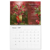 Blume in Extravaganten Fällen Art Kalender 2014 (Feb 2027)