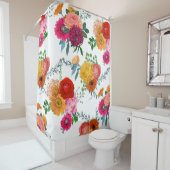 Blume in Farbenfarben Duschvorhang (Beispiel)