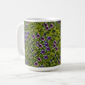Blume in Farbtönen Kaffeetasse (Vorderseite Links)