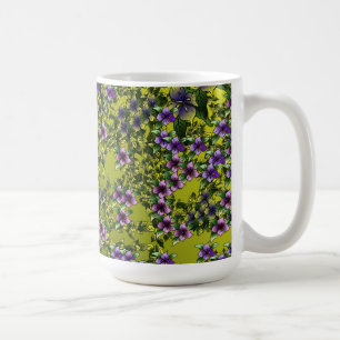 Blume in Farbtönen Kaffeetasse
