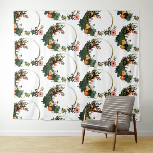 Blume in g wandteppich (Beispiel (Horizontal))