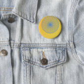 Blume in gelb 482 abstrakte Kunst Button (Beispiel)