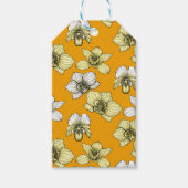 Blume in Gelb und Weiß Geschenkanhänger (Vorderseite)
