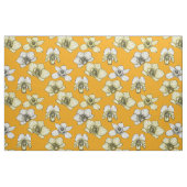 Blume in Gelb und Weiß Stoff (Yard (91,4 cm))