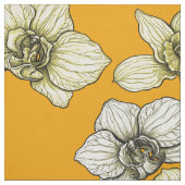 Blume in Gelb und Weiß Stoff (Muster)