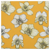Blume in Gelb und Weiß Stoff (Muster)