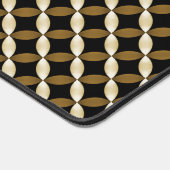 Blume in Geometrie, Bronze Schreibtischunterlage (Ecke)