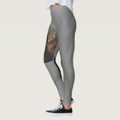 Blume in Grau Leggings (Links)
