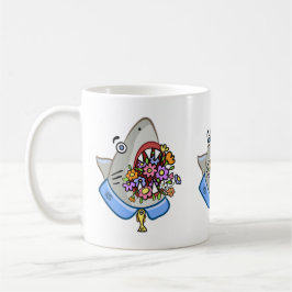 Blume in Haien Kaffeetasse