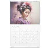 Blume in ihrem Haar-Kalender 2026 Kalender (Mär 2027)