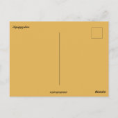 Blume in Kirgisistan Postkarte (Rückseite)