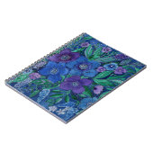 Blume in leuchtenden Farben Notizblock (Linke Seite)