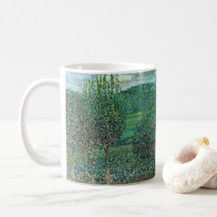 Blume in Litzlberg Klimt, Vintage Landschaft Kaffeetasse