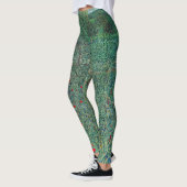 Blume in Litzlberg Klimt, Vintage Landschaft Leggings (Links)