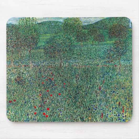 Blume in Litzlberg Klimt, Vintage Landschaft Mousepad (Vorne)
