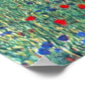 Blume in Litzlberg Klimt, Vintage Landschaft Poster (Ecke)