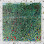 Blume in Litzlberg Klimt, Vintage Landschaft Puzzle<br><div class="desc">Blume Field in Litzlberg (1905) von Gustav Klimt ist eine Vintage Viktorianische Epoche Symbolik feiner Kunstlandschaft Malerei. Eine Naturlandschaft mit Bäumen und einem Feld roter Mohn-Blume in einem Garten auf einem Bauernhof in Österreich. Über den Künstler: Gustav Klimt (1862-1918) war ein österreichischer Symbolik-Maler und einer der prominentesten Mitglieder der Wiener...</div>