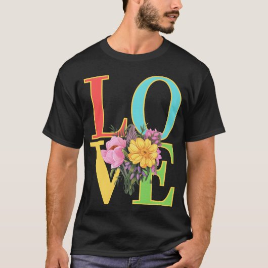 Blume in Love Junge T-Shirt (Vorderseite)