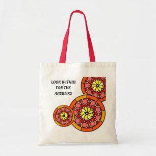 Blume in Mandala Yoga Fitness Einzigartiger Zen Tragetasche