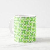 Blume in Mandarine Kaffeetasse (Vorderseite Links)