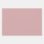 Blume in Orange und Braun. Geschenkpapier Set (Vorderseite 3)