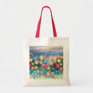 Blume in Pastellen - AI-Erweitert - Tasche-Farbstr Tragetasche