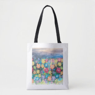 Blume in Pastellen - AI-Erweiterung der Tasche