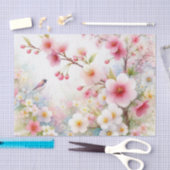 Blume in Pastellfarben Seidenpapier (Handwerk)