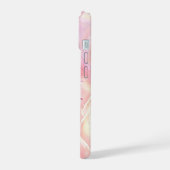 Blume in phantastischen Farben iPhone 15 Hülle (Linke Seite)