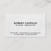 Blume in Pots | Schöne Rose Visitenkarte (Rückseite)