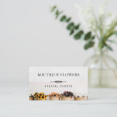 Blume in Pots Visitenkarte (Stehend Vorderseite)