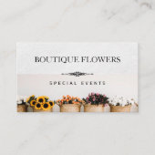 Blume in Pots Visitenkarte (Vorderseite)