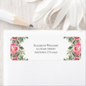 Blume in Rosa Rücksendeadresse (Insitu)