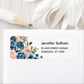 Blume in Rosa und Blau (Insitu)