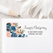 Blume in Rosa und Blau (Insitu)