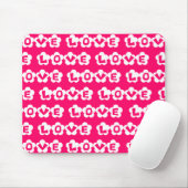 Blume in Rosa und Weiß Mousepad (Mit Mouse)