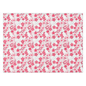 Blume in Rot und Weißpapier Tischdecke (Vorderseite (Horizontal))