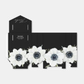Blume in Schwarz und Weiß Geschenkschachtel (Ungefaltet)
