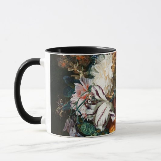 BLUME IN SCHWARZEM STÜCK TASSE (Links)