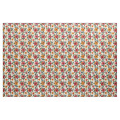 Blume in Sunset Colors und Tan Stripes Stoff (Fat Quarter (45,7 x 55,9 cm))