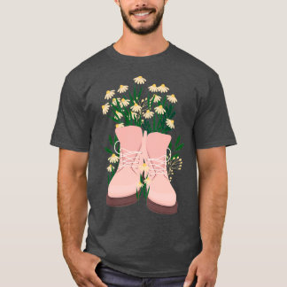 Blume in tiefen Schuhen T-Shirt