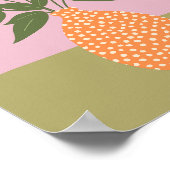 Blume in Vase 02 Poster (Ecke)