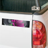 Blume in Vase Autoaufkleber (Auf Lkw)