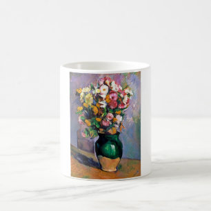Blume in Vase, Cezanne Kaffeetasse